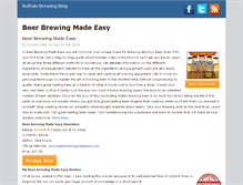 Tablet Screenshot of buffalobrewingstl.com